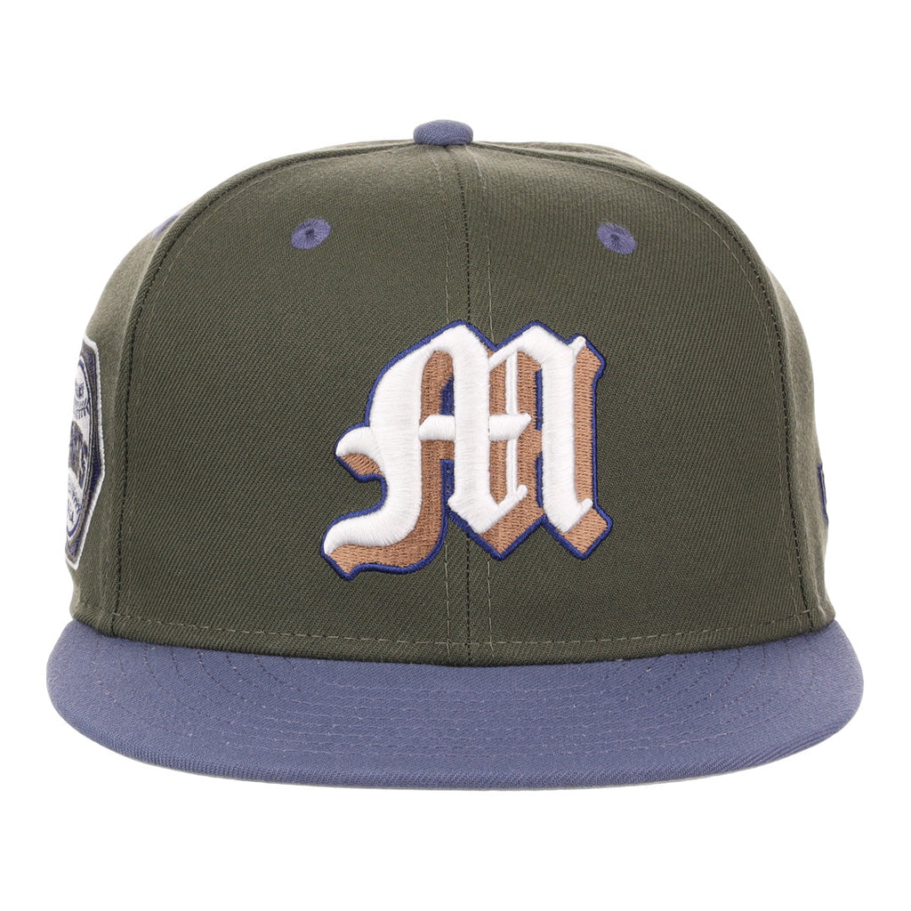 Ebbets Miami Giants NLB Mossy Slate Fitted Hat