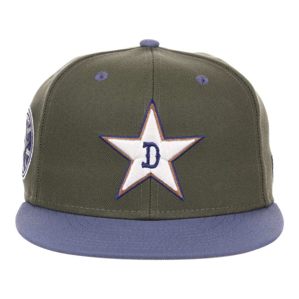 Ebbets Detroit Stars NLB Mossy Slate Fitted Hat