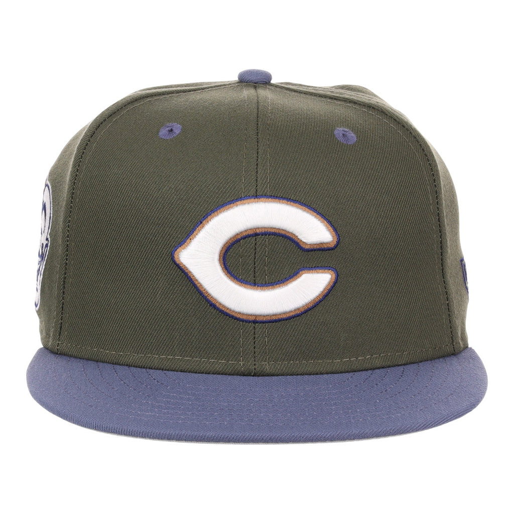 Ebbets Indianapolis Clowns NLB Mossy Slate Fitted Hat