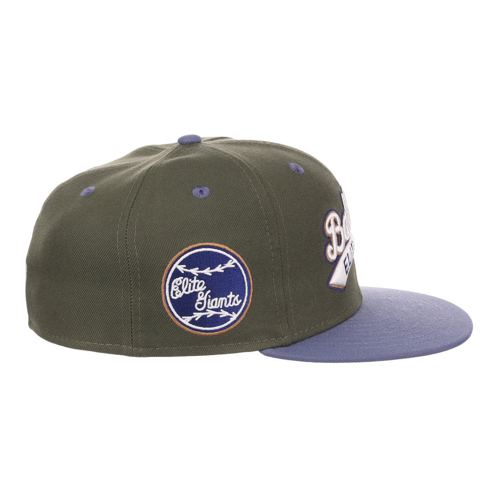 Ebbets Baltimore Elite Giants NLB Mossy Slate Fitted Hat