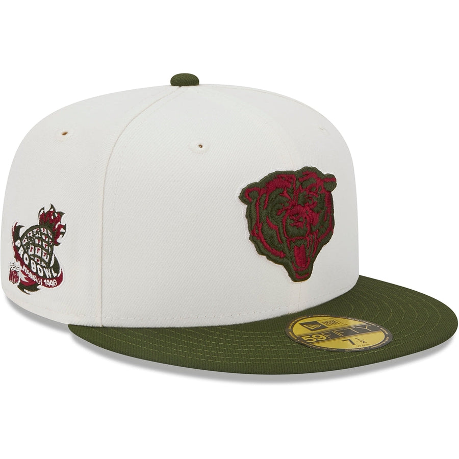 Lids HD x New Era Chicago Bears NFL Olive Branch 2022 59FIFTY Fitted Cap