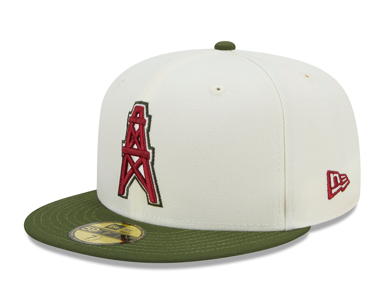 Lids HD x New Era Houston Oilers NFL Olive Branch 2022 59FIFTY Fitted
