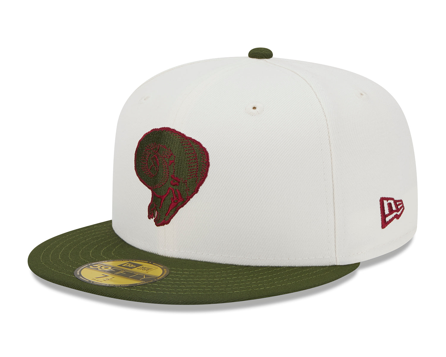 Lids HD x New Era Los Angeles Rams NFL Olive Branch 2022 59FIFTY Fitted Cap