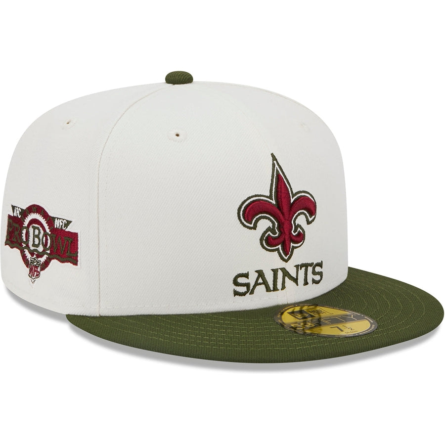 Lids HD x New Era New Orleans Saints NFL Olive Branch 2022 59FIFTY Fitted Cap