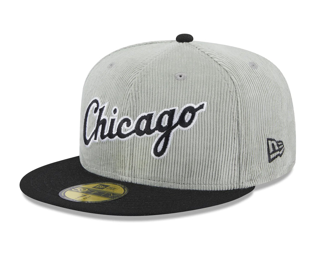 New Era x Lids HD Chicago White Sox Cord Script 2023 59FIFTY Fitted Cap