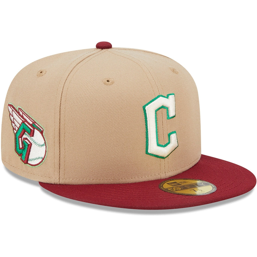 Lids HD x New Era Cleveland Guardians Season's Greetings 59FIFTY Fitted Cap