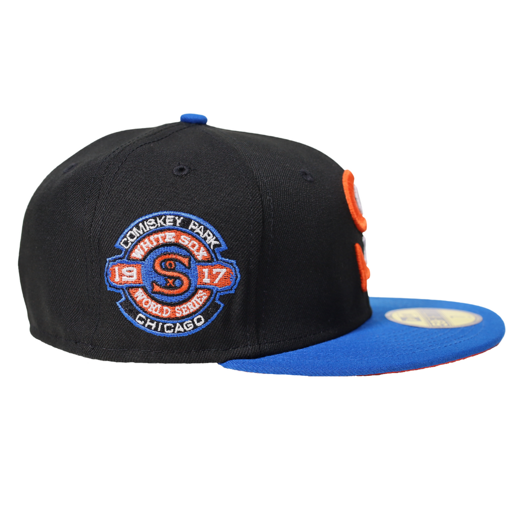 New Era Chicago White Sox 1917 World Series Black/Orange/Blue 59FIFTY Fitted Hat