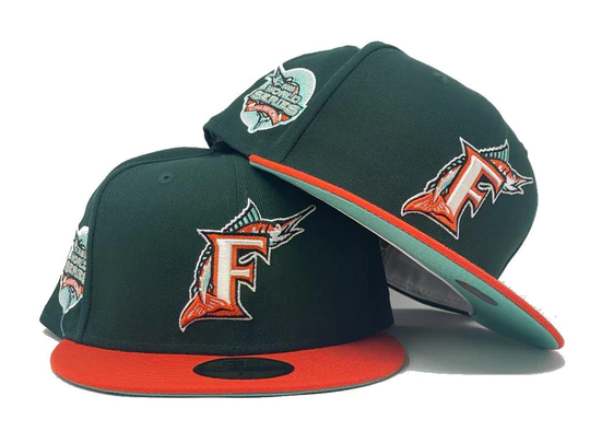 New Era Florida Marlins 2003 World Series Champions “License Plate" Inspired 59FIFTY Fitted Hat