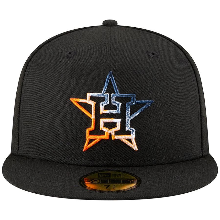 New Era Houston Astros Gradient Feel Black 59FIFTY Fitted Hat