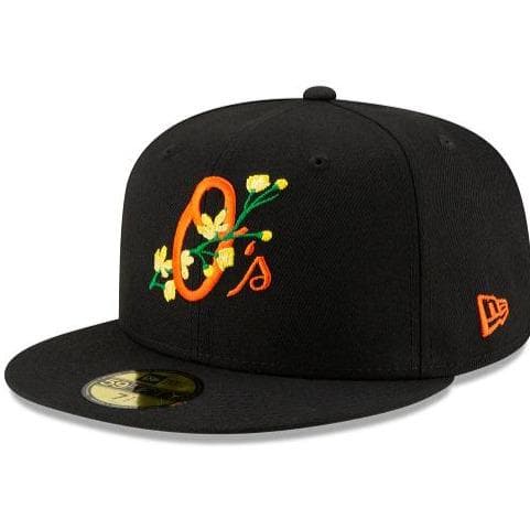 New Era Baltimore Orioles Side Patch Bloom 59FIFTY Fitted Hat