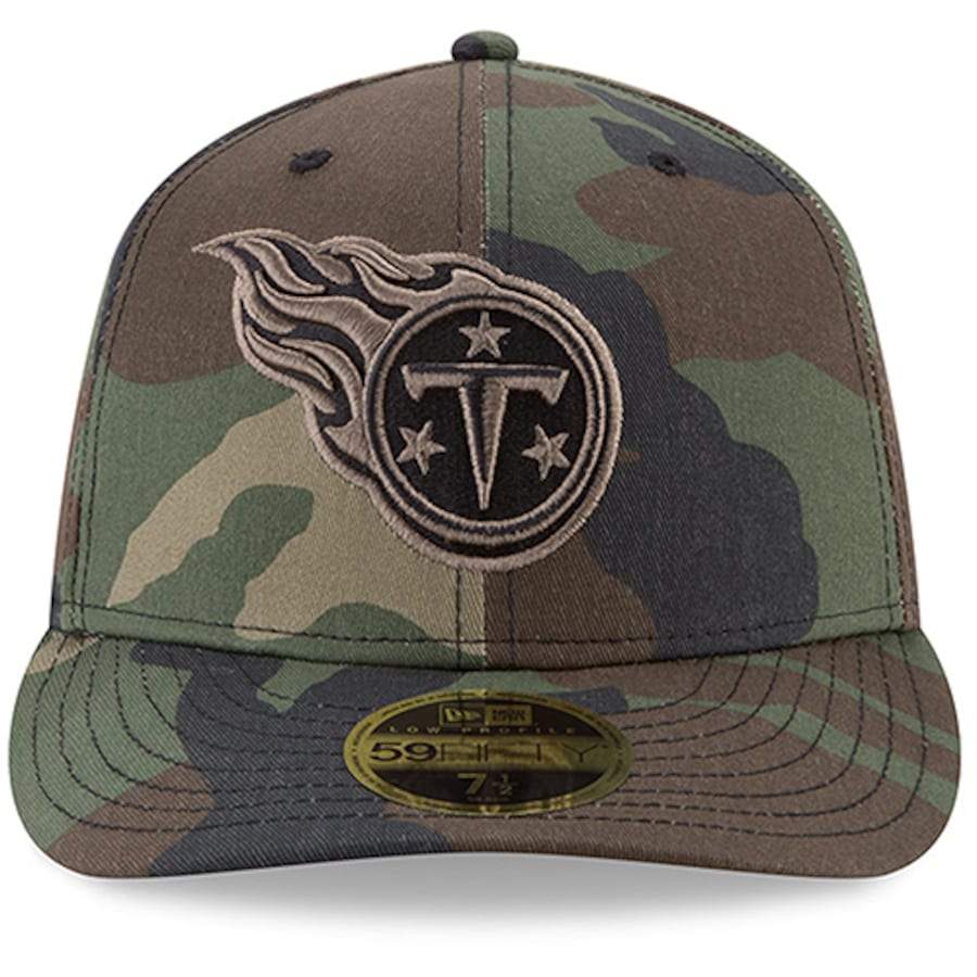 New Era Tennessee Titans Woodland Camo Low Profile 59FIFTY Fitted Hat