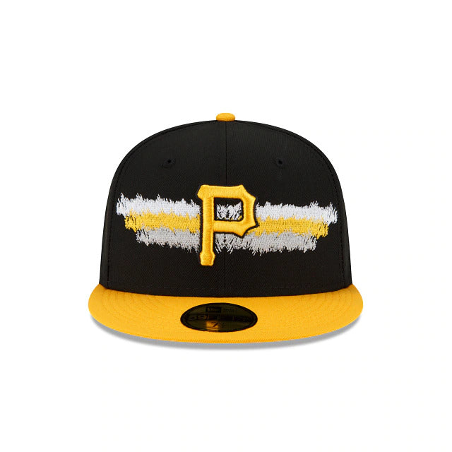 New Era Pittsburgh Pirates Scribble 59FIFTY Fitted Hat