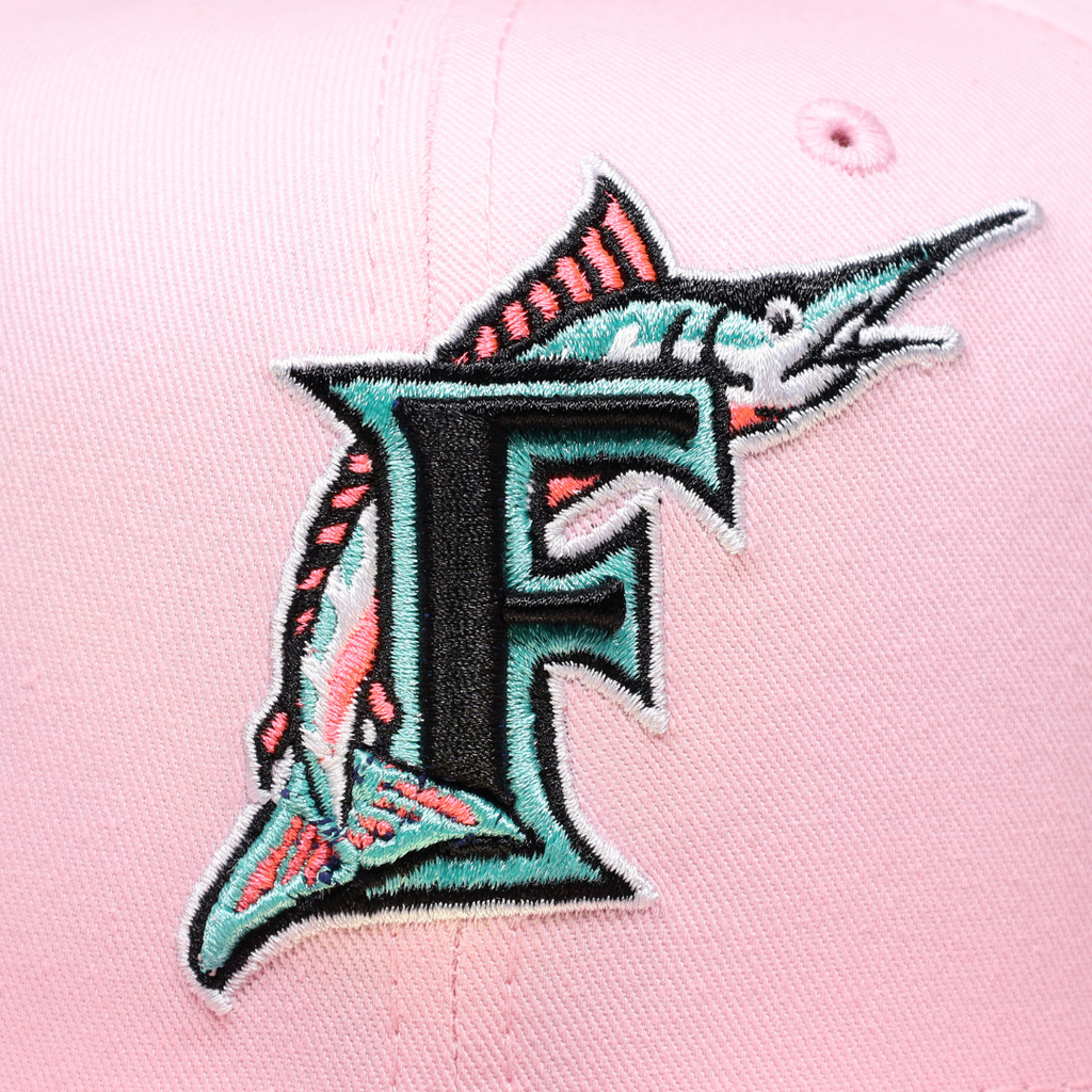 New Era Florida Marlins Pink/Mint 10th Anniversary 59FIFTY Fitted Hat
