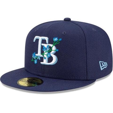 New Era Tampa Bay Rays Side Patch Bloom 59FIFTY Fitted Hat