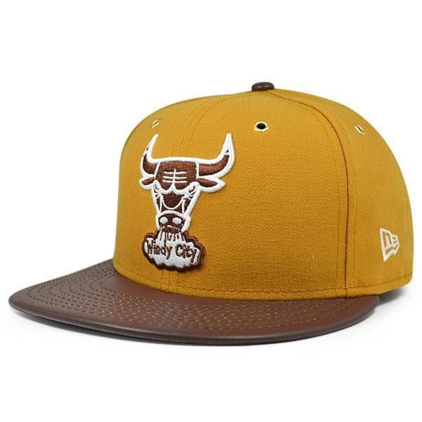 New Era Chicago Bulls "Windy City" Peanut Butter 59Fifty Fitted Hat