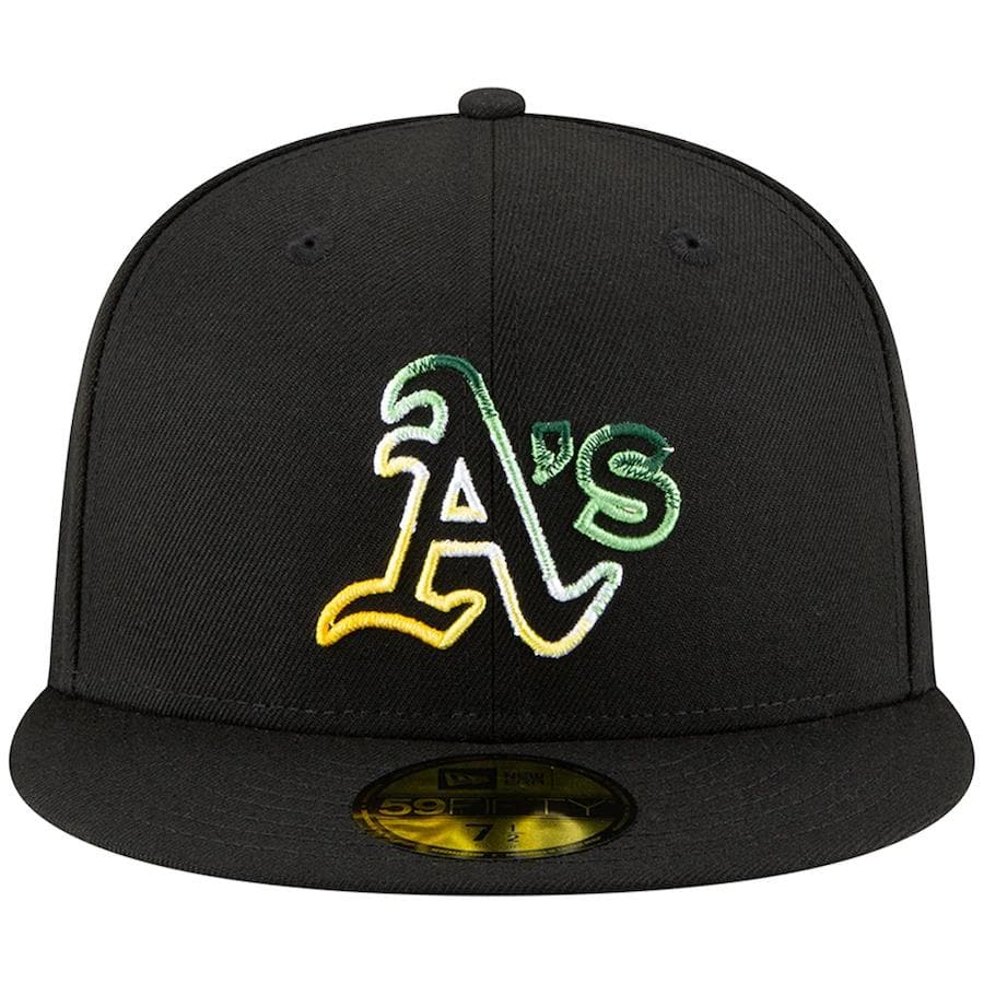 New Era Oakland Athletics Gradient Feel Black 59FIFTY Fitted Hat