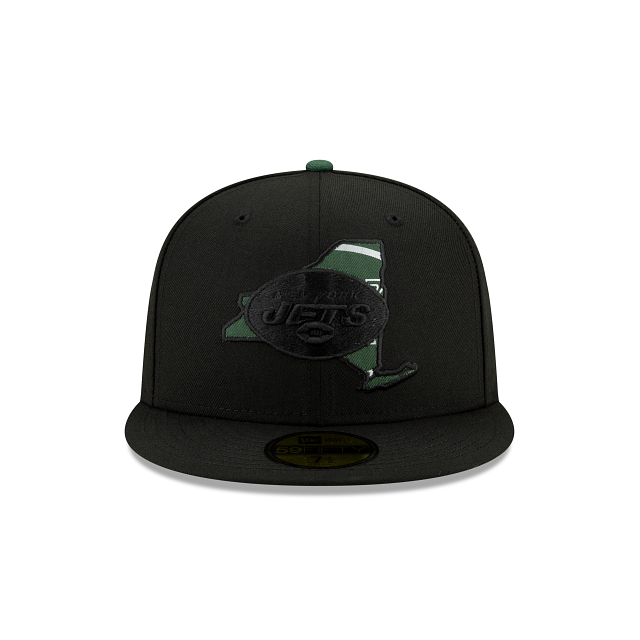 New Era New York Jets State Logo Reflect Fitted Hat