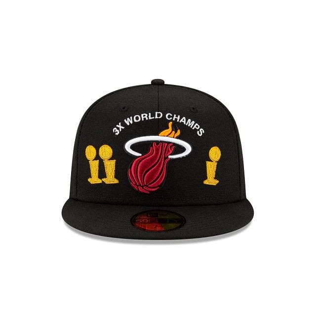 New Era Miami Heat Custom Trophy 2021 59FIFTY Fitted Hat