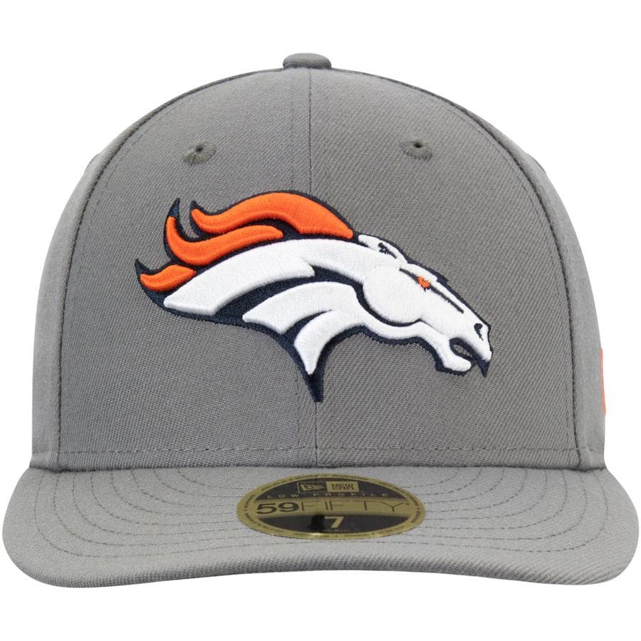 New Era Denver Broncos Graphite Storm Low Profile 59FIFTY Fitted Hat