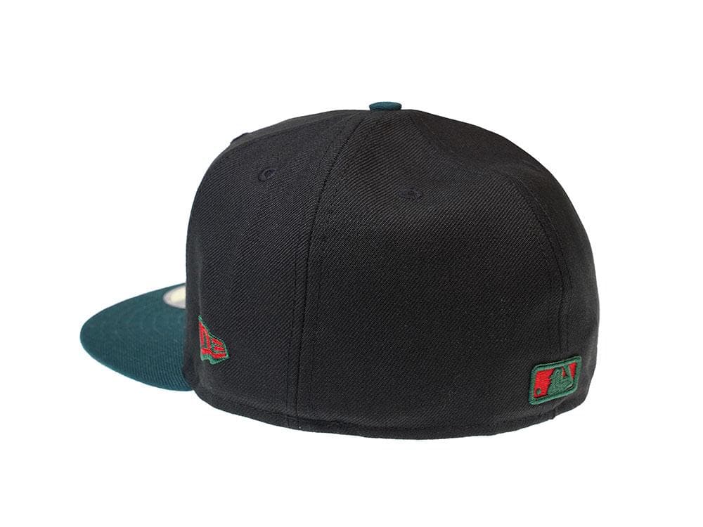 New Era New York Yankees Big Apple Black, Red & Blue-Green 59FIFTY Fitted Hat