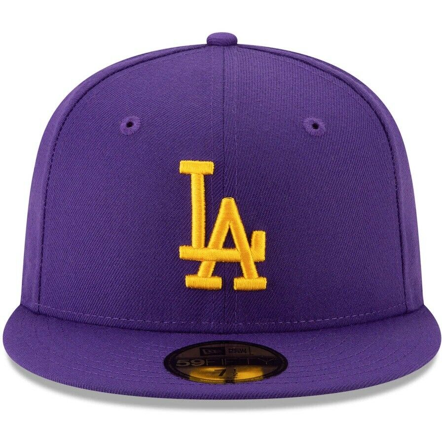 Purple dodgers fitted Clearance