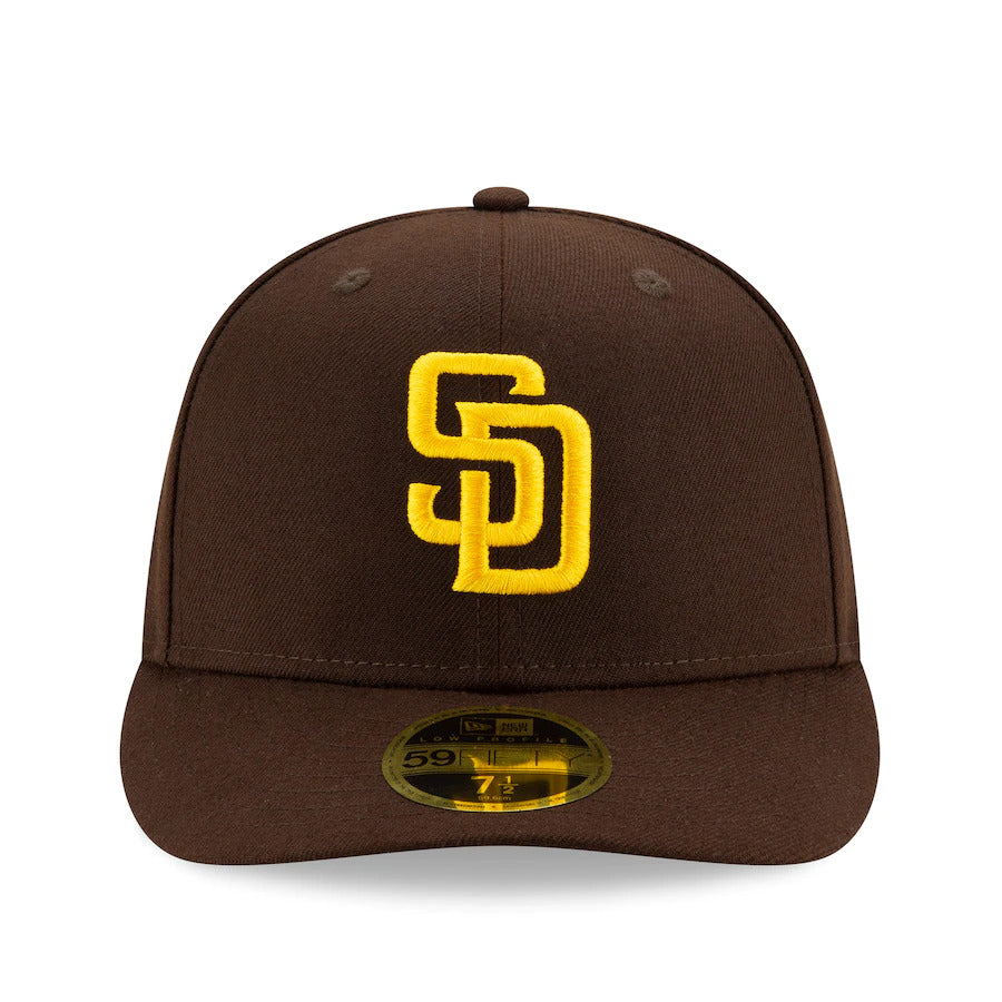 New Era San Diego Padres Brown Authentic Low Profile 59FIFTY Fitted Hat