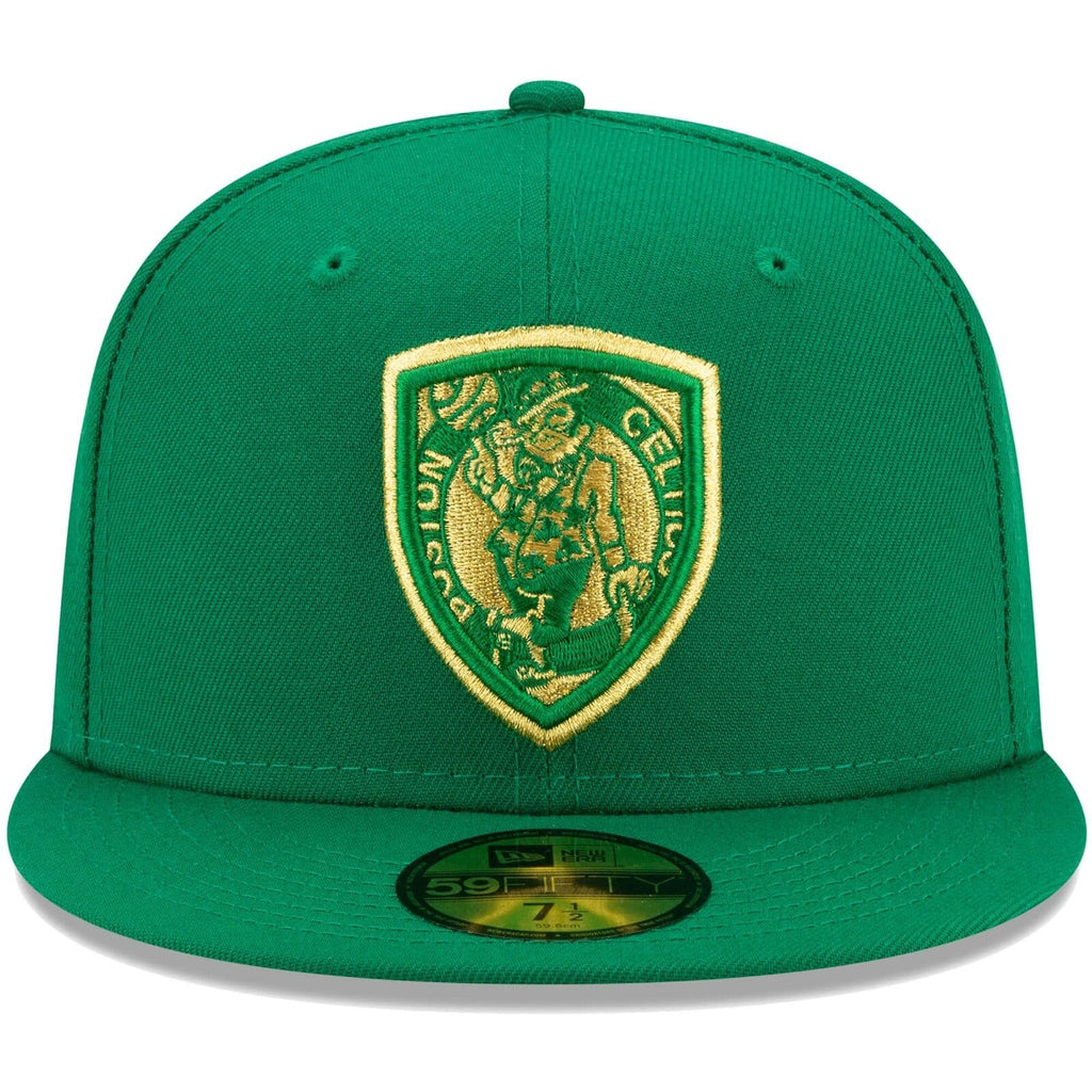 New Era Boston Celtics Kelly Green Shield 59Fifty Fitted Hat