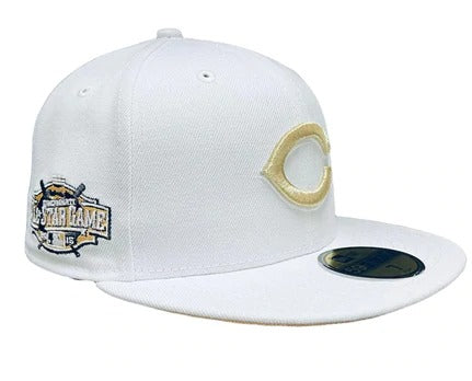 New Era Cincinnati Reds White/Gold 2015 All-Star Game 59FIFTY Fitted Hat