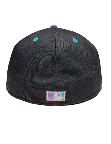 New Era Arizona Diamondbacks Black/Purple 2001 World Series 59FIFTY Fitted Hat