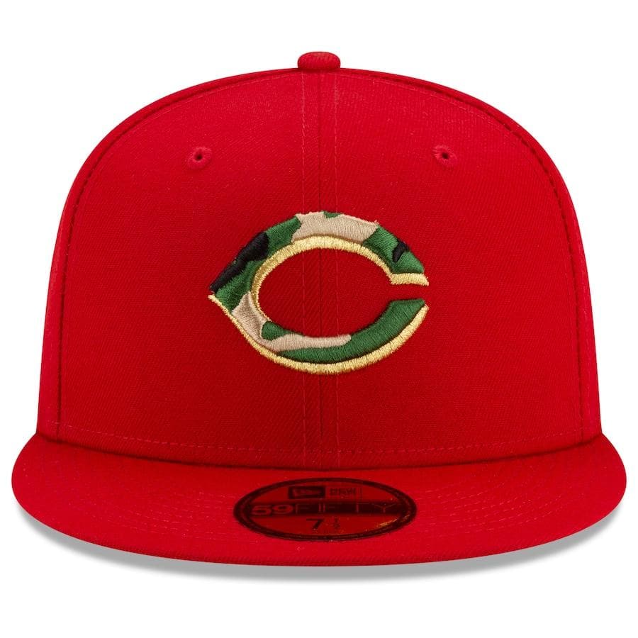 New Era Cincinnati Reds Pop Camo Undervisor 59FIFTY Fitted Hat
