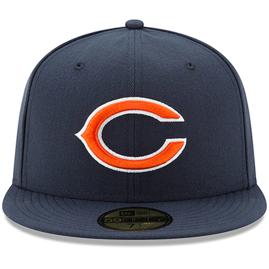 New Era Navy Chicago Bears Omaha 59FIFTY Fitted Hat