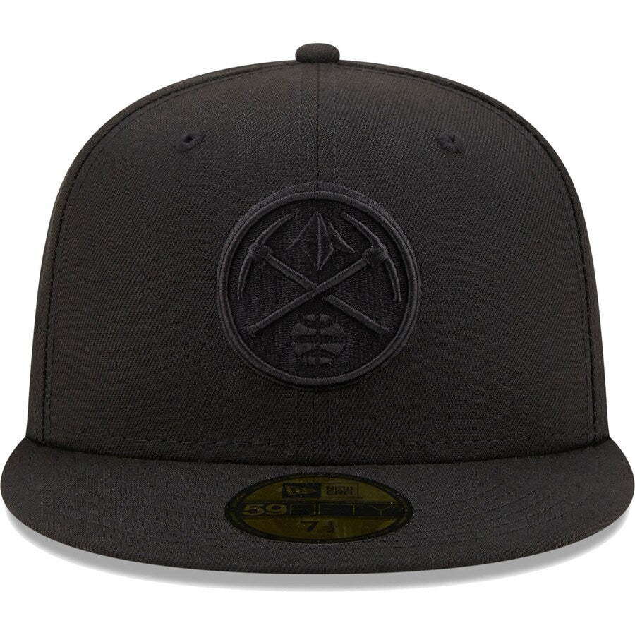 New Era Denver Nuggets All Black Color Pack 59FIFTY Fitted Hat