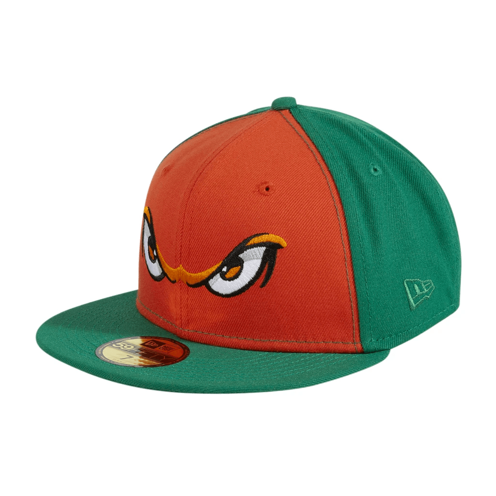 New Era Michelangelo Ninja Turtle Lake Elsinore Storm Orange 59FIFTY Fitted Hat