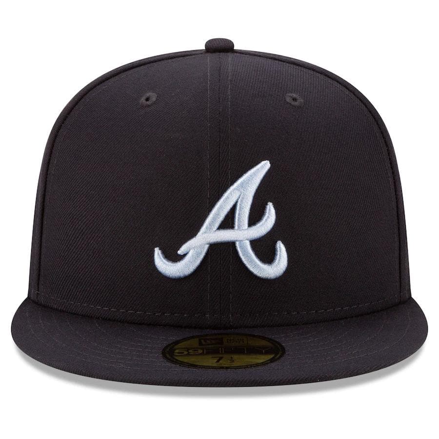 New Era Atlanta Braves 2021 Father's Day On-Field Navy Blue 59FIFTY Fitted Hat