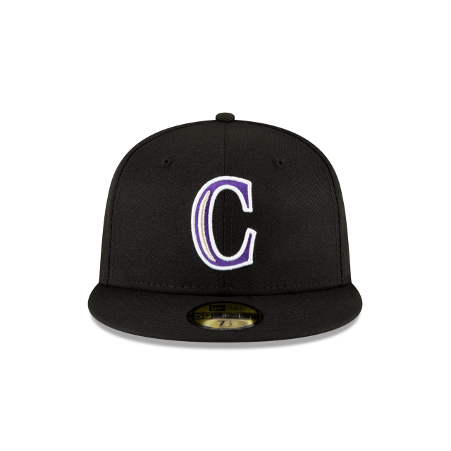 New Era Colorado Rockies Ligature 59Fifty Fitted Hat