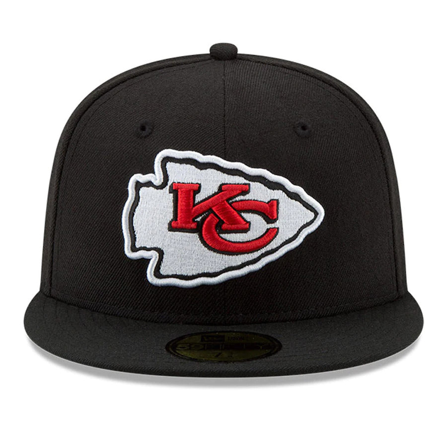 New Era Kansas City Chiefs Black Omaha 59FIFTY Fitted Hat