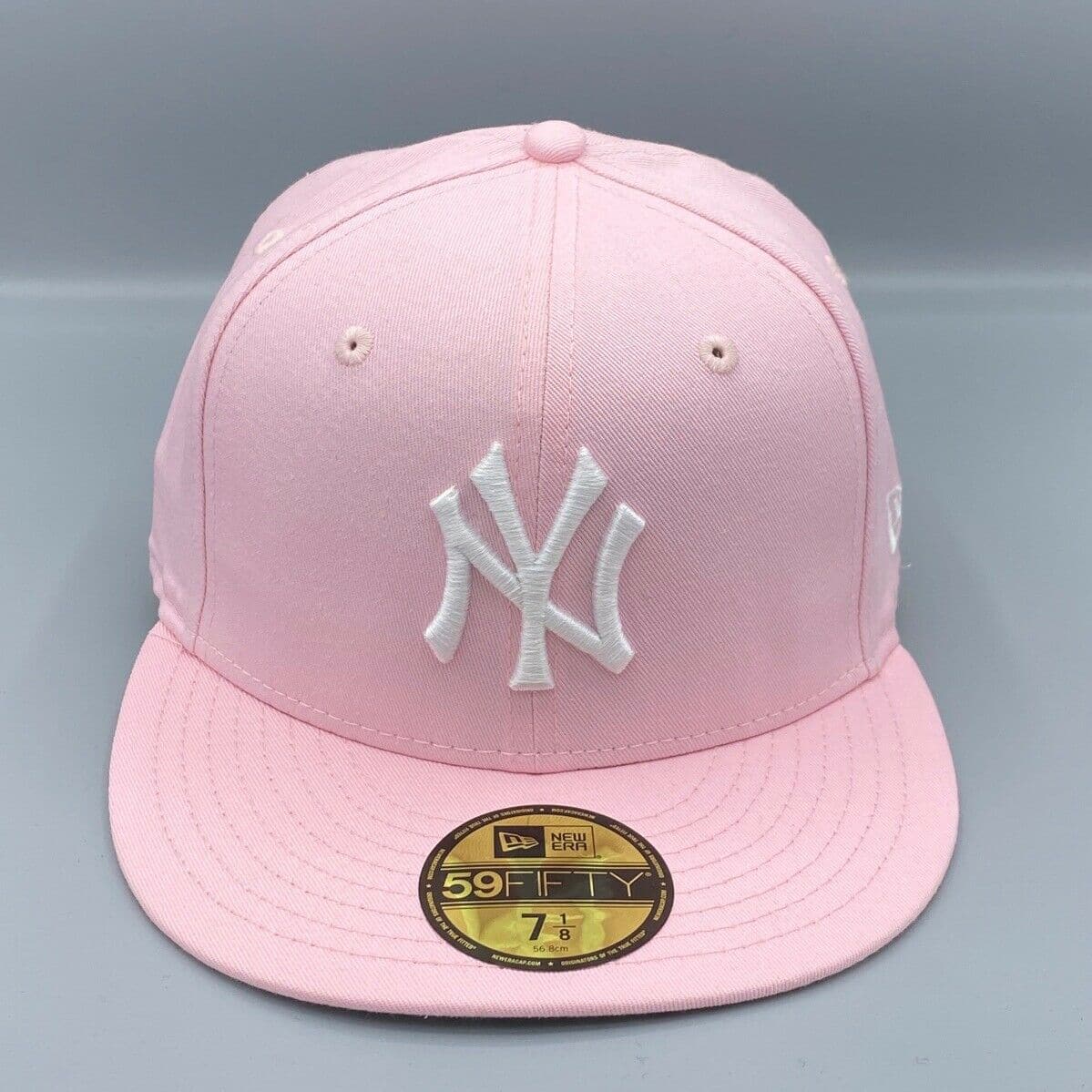 Yankees pink bottom hat Clearance
