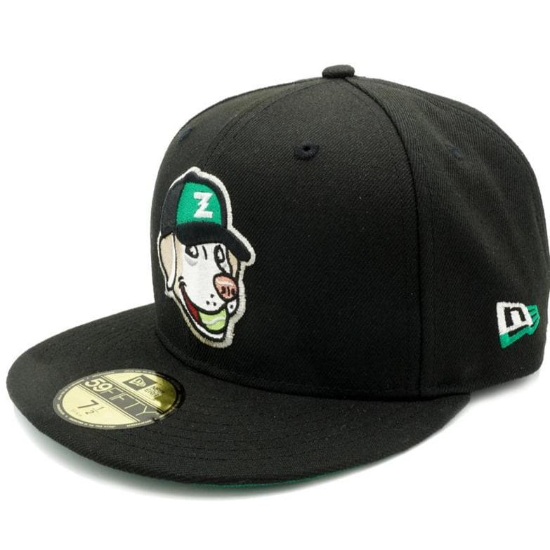 New Era Zeus Black & Green 59FIFTY Fitted Hat