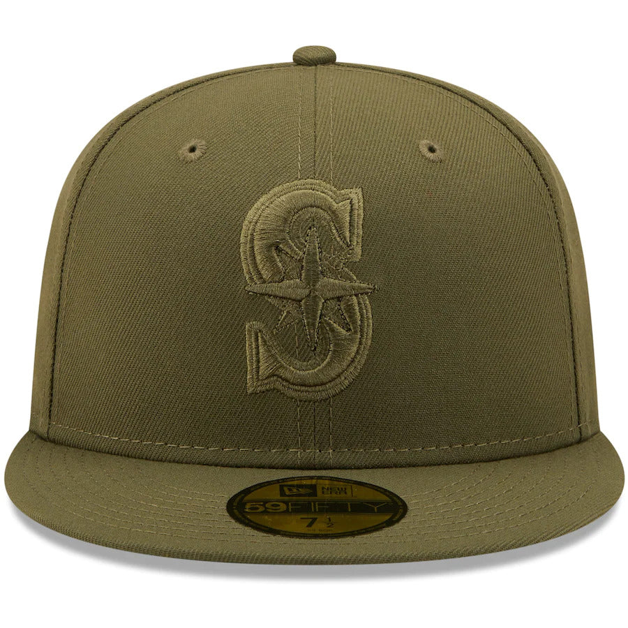 Seattle Mariners Color Pack 59FIFTY Fitted Olive Hat