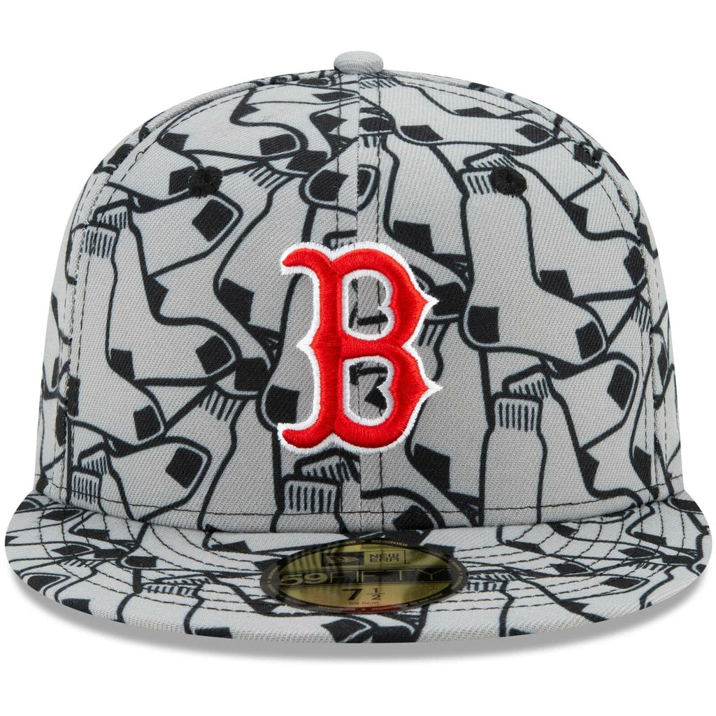 New Era Boston Red Sox Team Print 59Fifty Fitted Hat