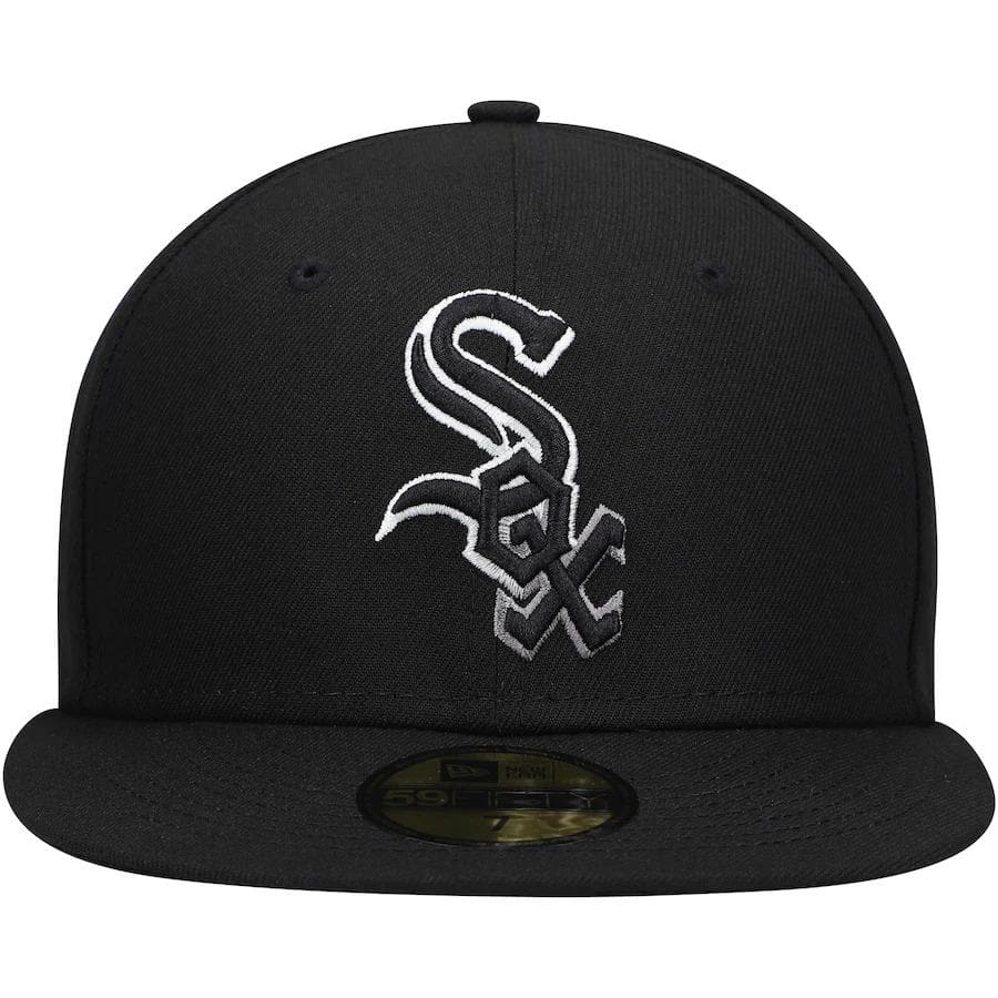 New Era Chicago White Sox Black Color Dupe 59FIFTY Fitted Hat