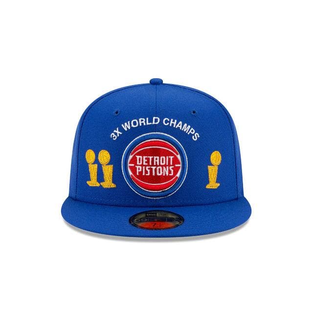 New Era Detroit Pistons Custom Trophy 2021 59FIFTY Fitted Hat