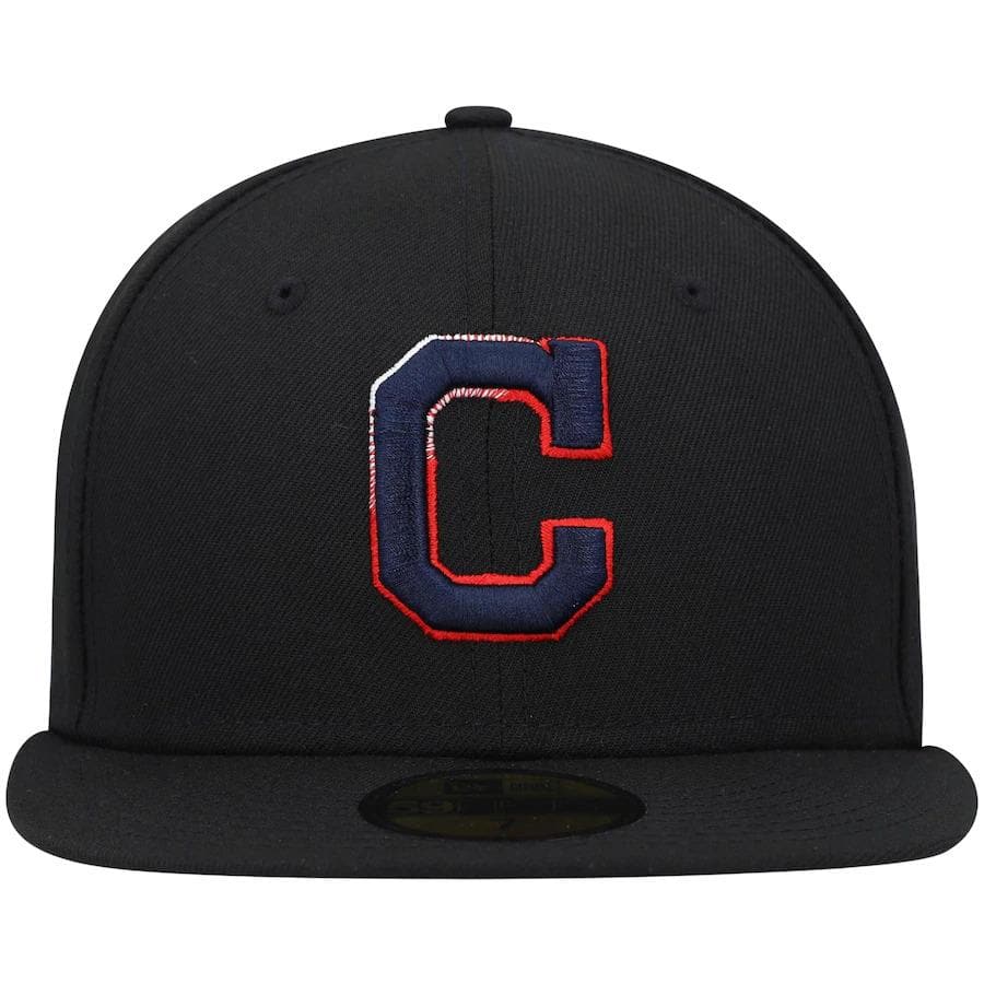 New Era Cleveland Indians Black Color Dupe 59FIFTY Fitted Hat