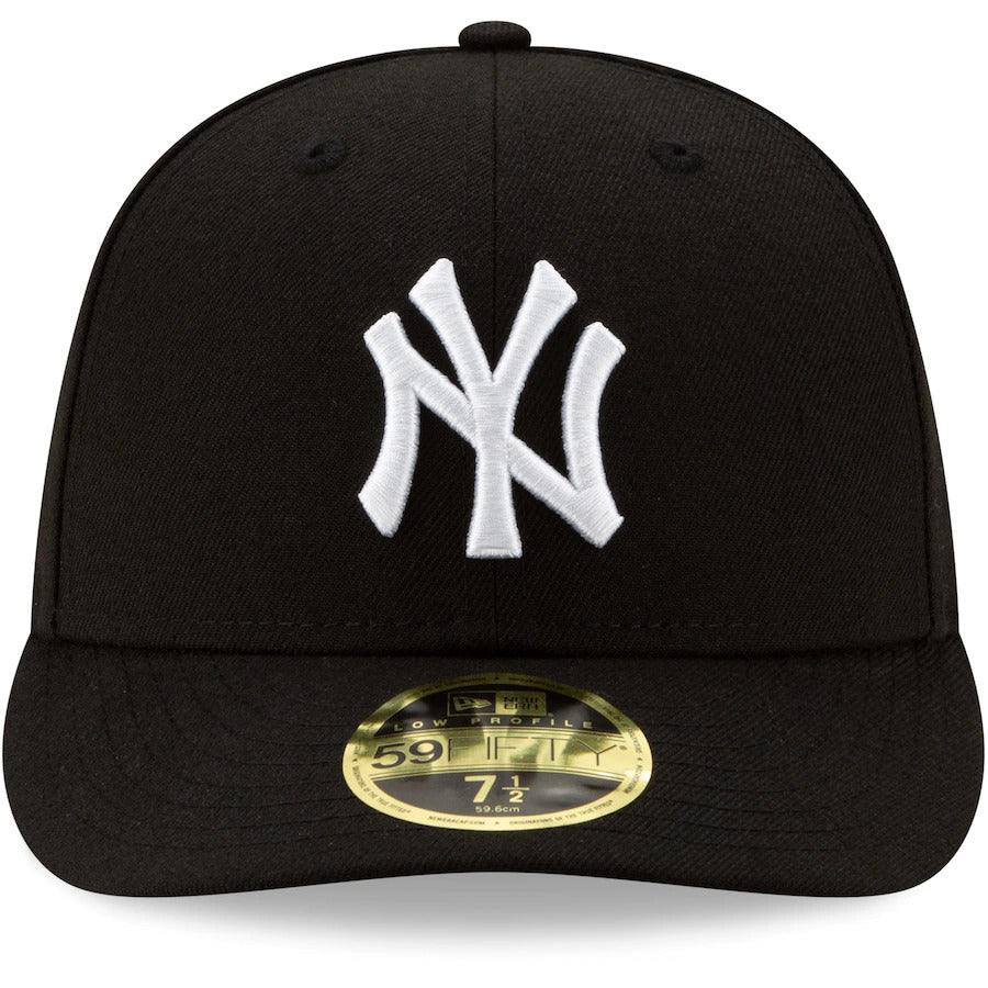 New Era New York Yankees Authentic Black Low Profile 59FIFTY Fitted Hat
