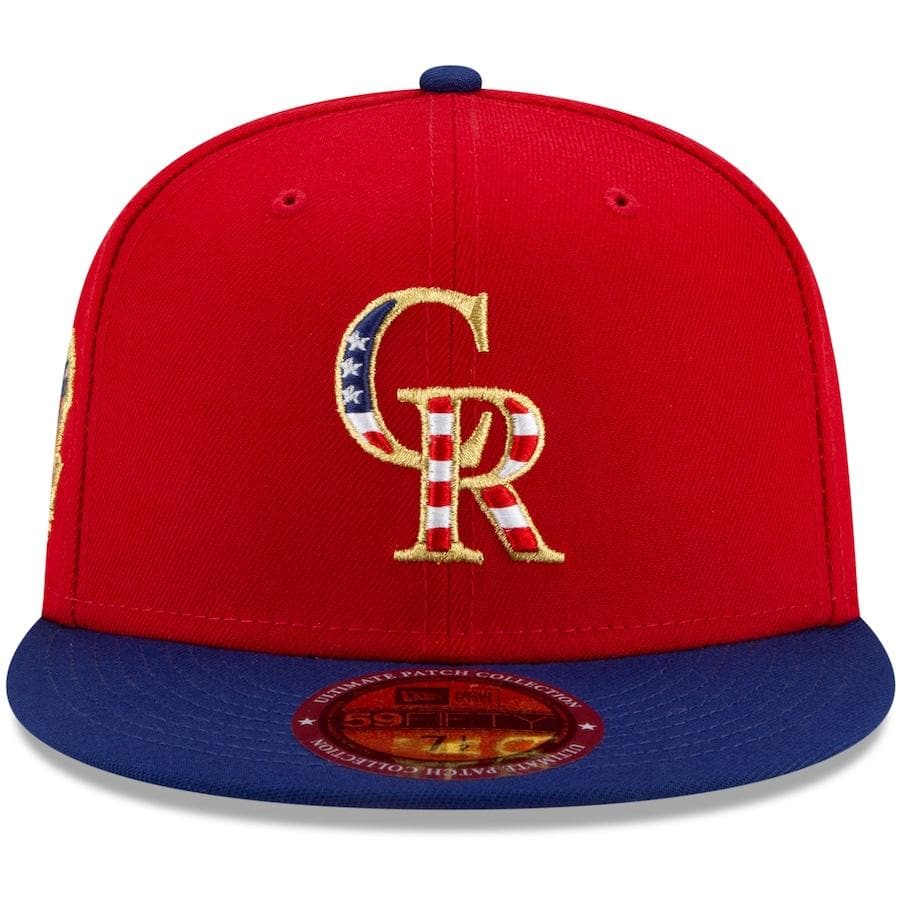 New Era Colorado Rockies Americana Patch Red 2021 59FIFTY Fitted Hat
