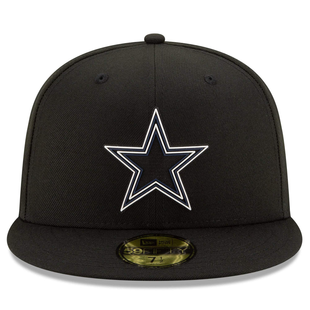New Era Black Dallas Cowboy Draftee 59Fifty Fitted Hat