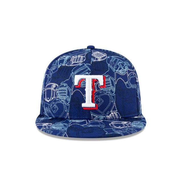 New Era Texas Rangers Chaos 59Fifty Fitted Hat