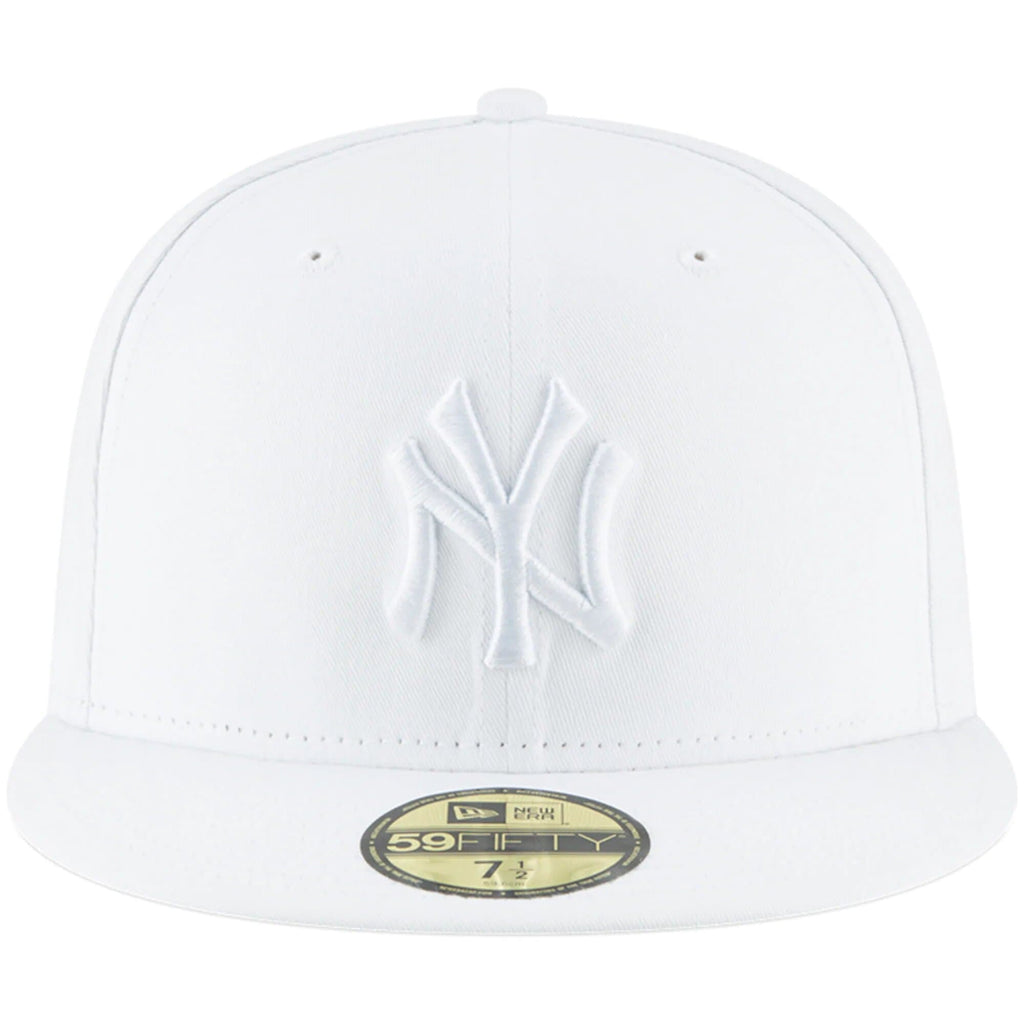 New Era New York Yankees Primary Logo White 59Fifty Fitted Hat