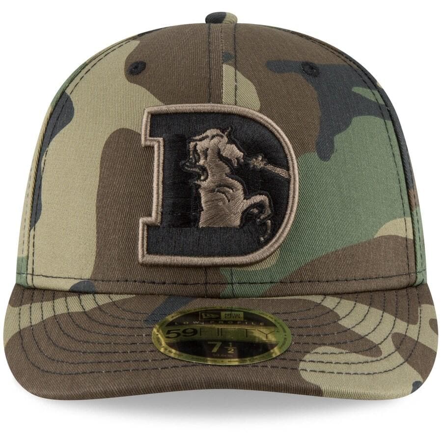 New Era Denver Broncos Woodland Camo Low Profile 59FIFTY Fitted Hat
