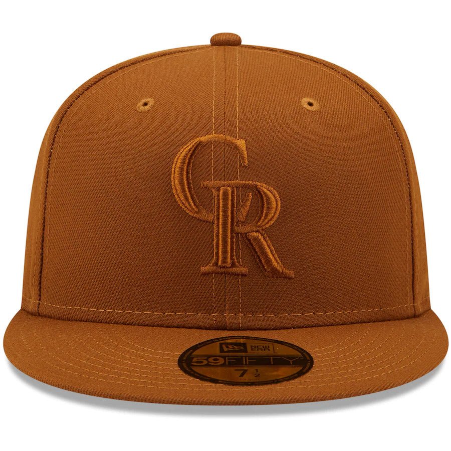 New Era Colorado Rockies Brown Color Pack 59FIFTY Fitted Hat